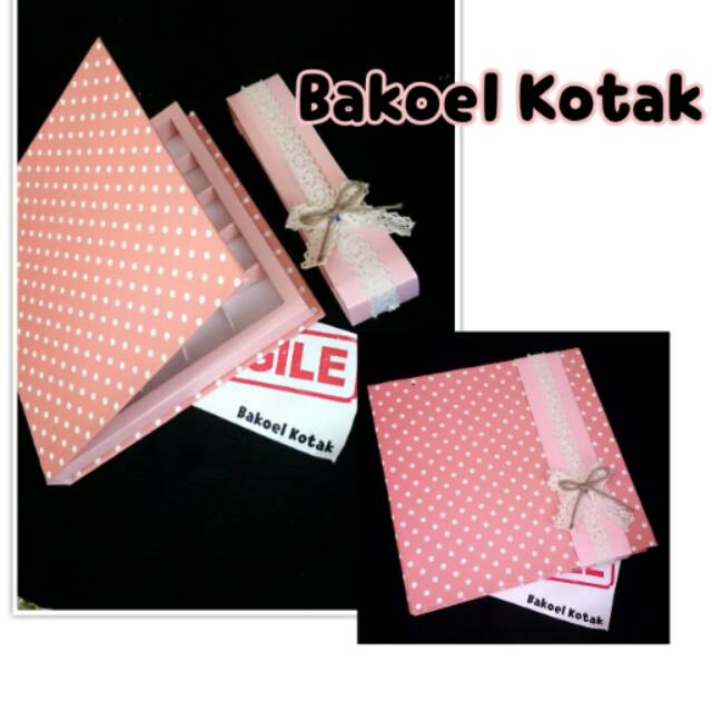 

BOX COKLAT / KOTAK COKLAT sekat 25