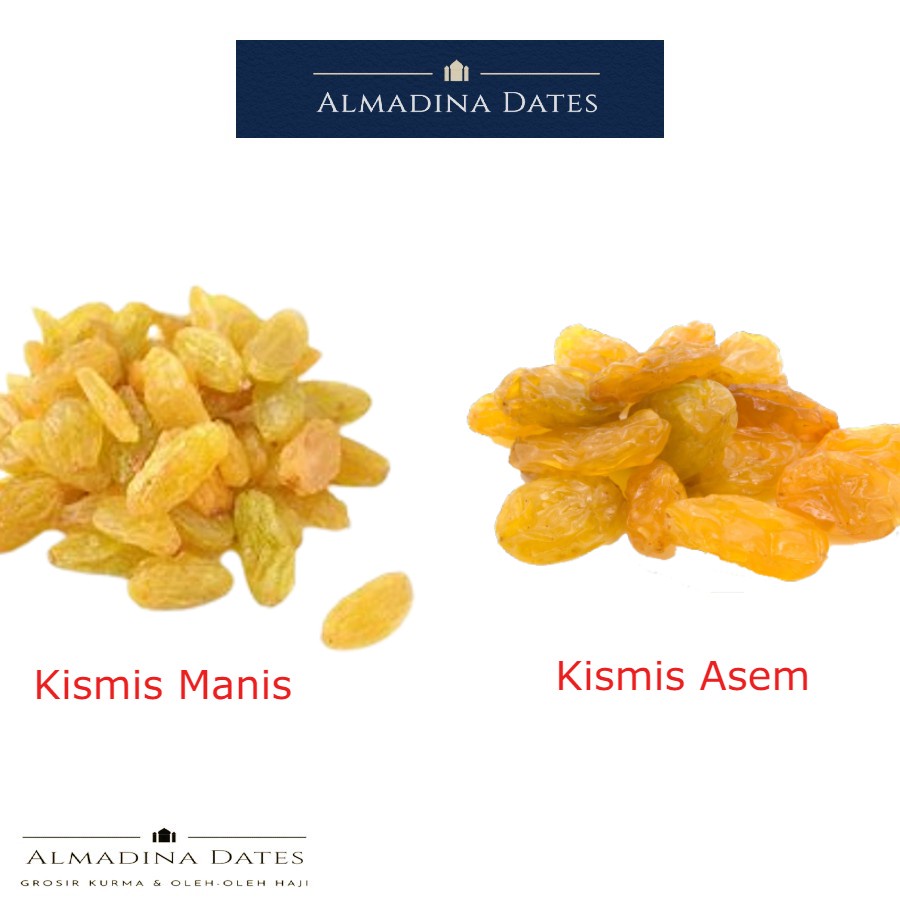 KISMIS MANIS/ASEM GOLDEN RAISIN 1KG FRESH PREMIUM