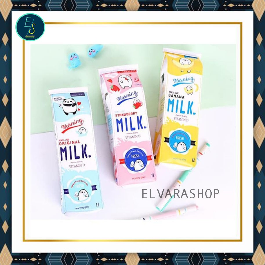 

elvarashop-Tempat Pensil Kotak Susu/Tempat Pensil Anak/Tempat Alat Tulis kl87