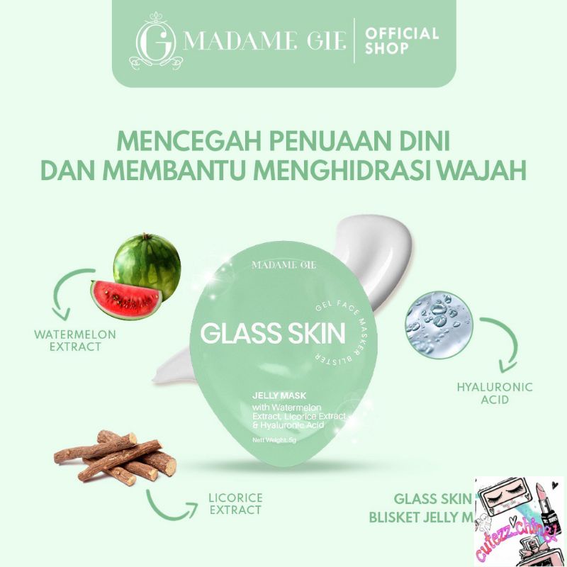 ☃Ching_Ching1☃Madame Gie Jelly Mask - Masker Jelly Blister