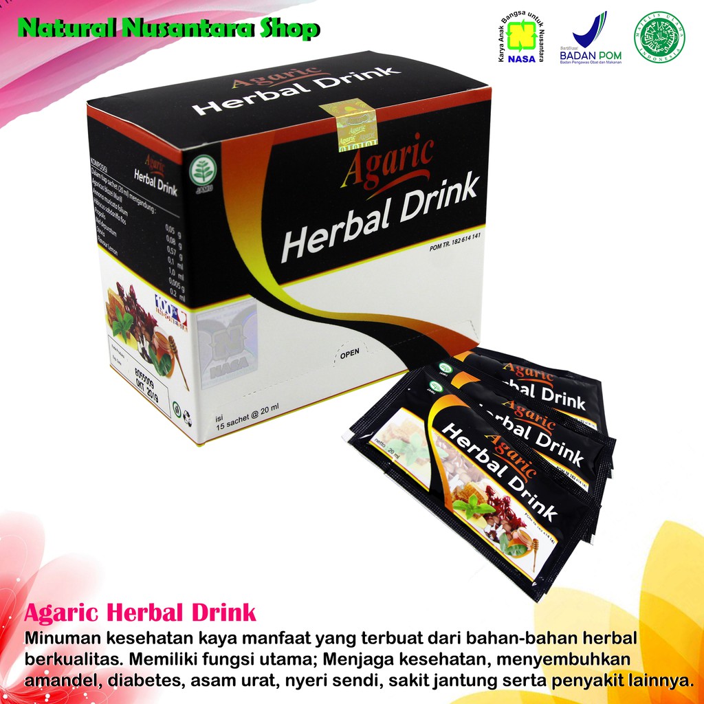 

MINUMAN KESEHATAN AGARIC HERBAL DRINK ORIGINAL