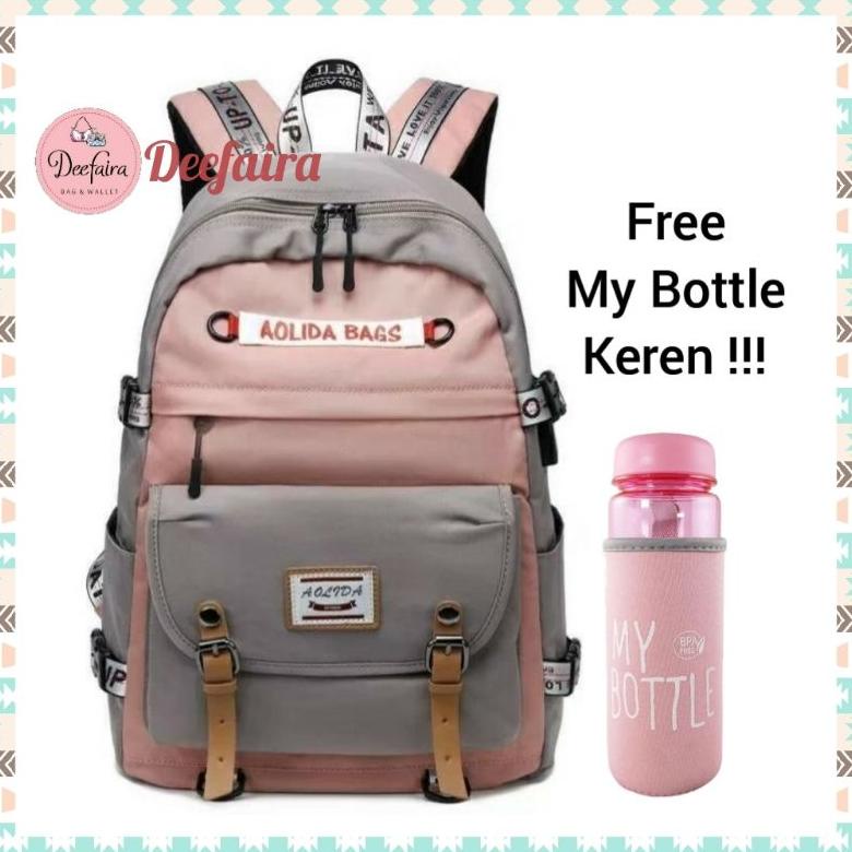 Tas Sekolah Wanita Backpack Anak Perempuan Ransel Sd Smp Sma Keren
