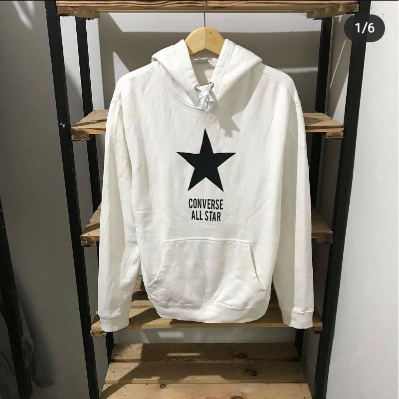Promo Hoodie Converse All Stars white big logo