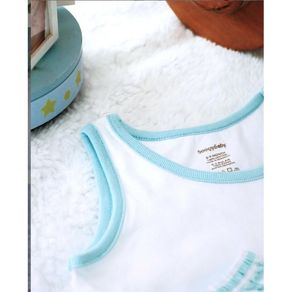 BOOGYBABY ACTIVE SET SETELAN KUTUNG + BODYSUIT / ISI 2 PCS