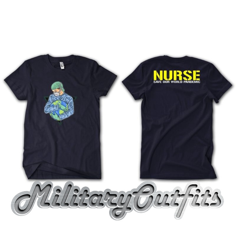 KAOS PRIA/WANITA NURSE/PERAWAT LENGAN PENDEK TERBARU