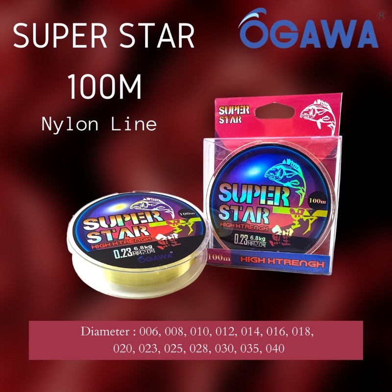 Senar OGAWA SUPER STAR | Size : 0.06mm - 0.30mm