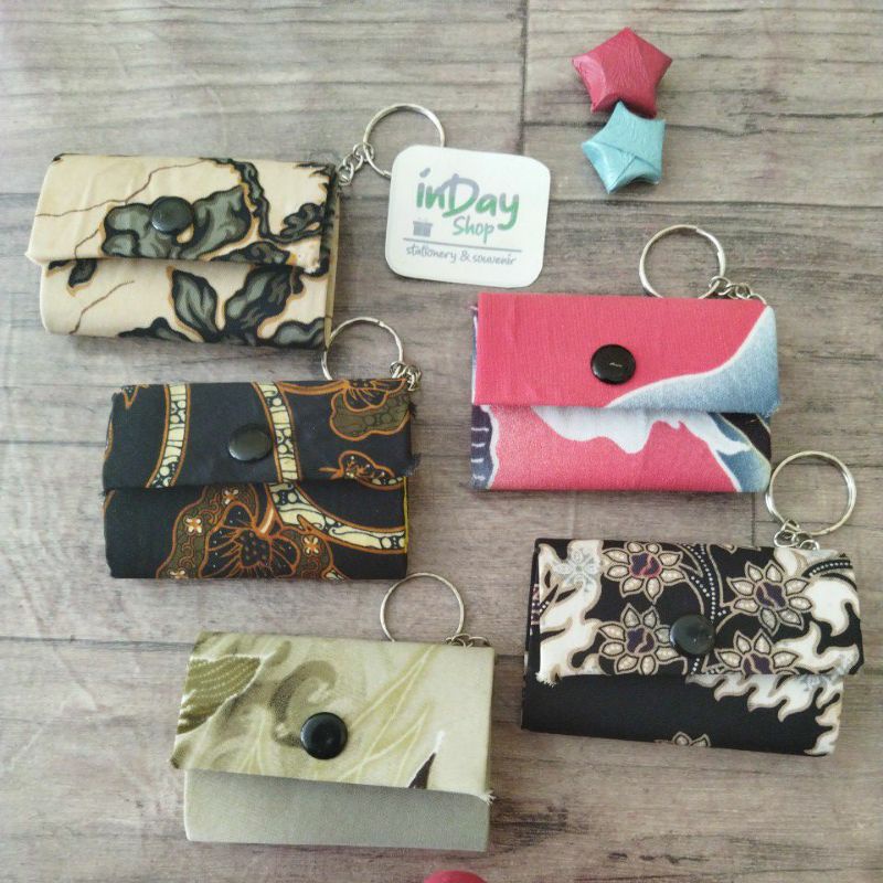 Gantungan Kunci Dompet Batik Mini | INDAY SHOP