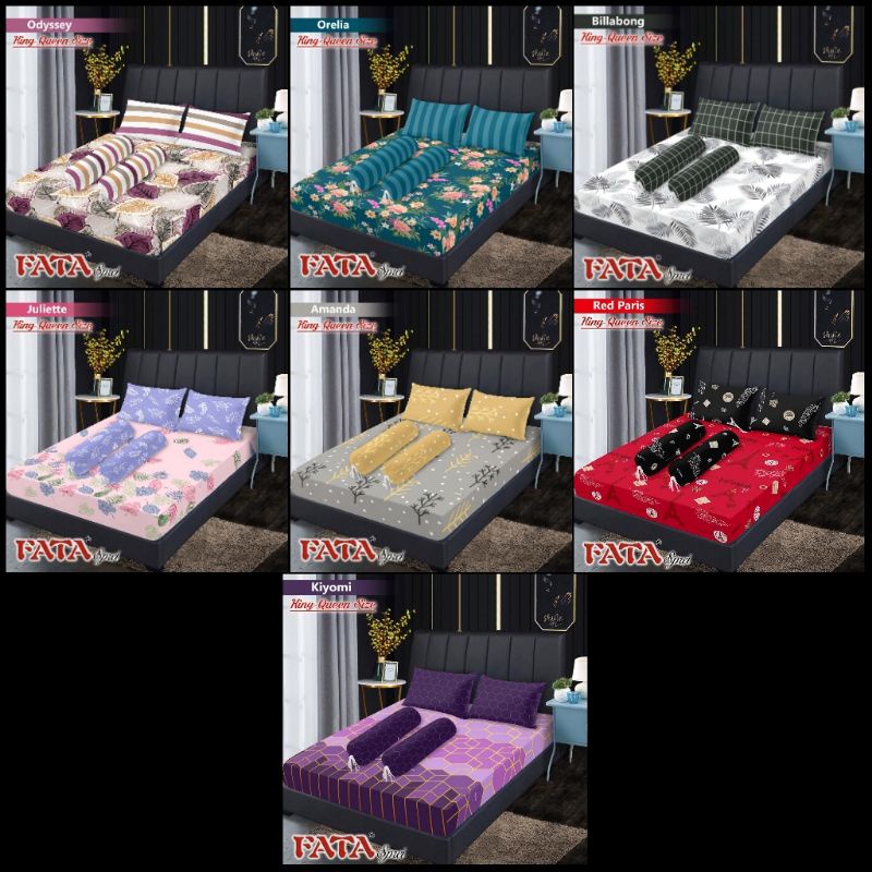 SPREI FITTED FATA UK 180X200 ODYSSEY,JULIETTE,ORELIA,AMANDA,KIYOMI,RED PARIS,BILABONG