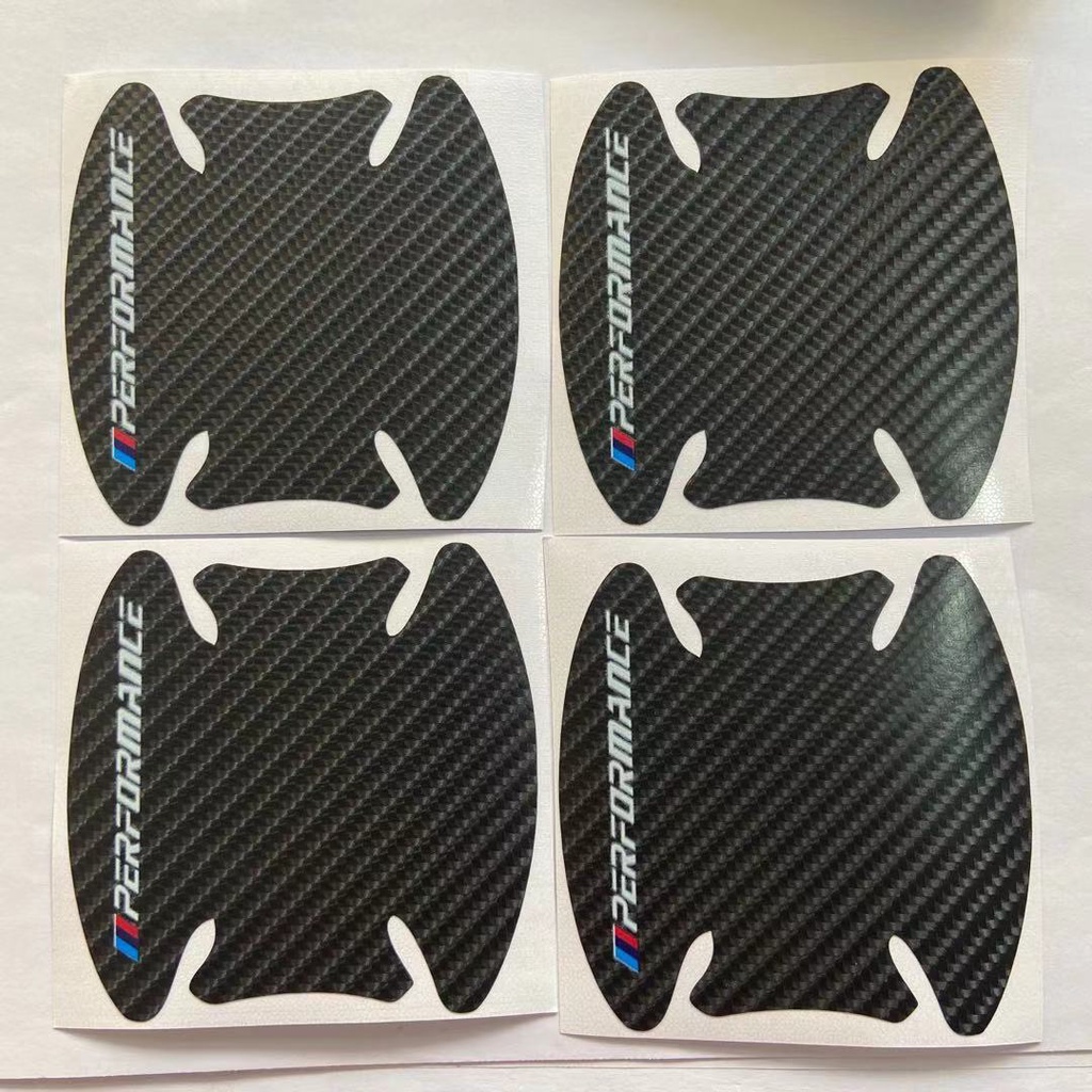 8pcs Stiker Film Pelindung Handle Bahan Carbon Fiber Untuk Bmw E46 F30 E60 F10 E90 E36 G20 E39 E90 30 G30 G01 G02 M Performance