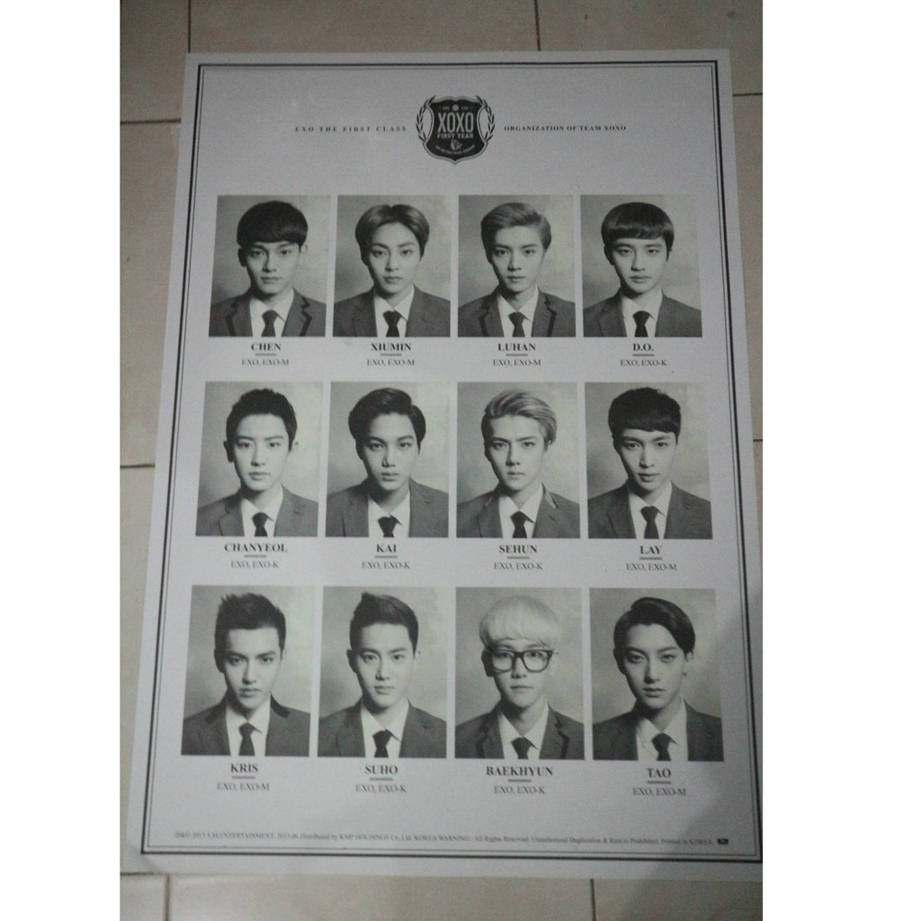 poster EXO Wolf + Exo M - Mama