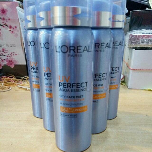 LOREAL Paris UV Perfect Aqua Essence City Face Mist SPF50 64g