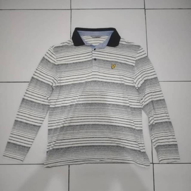 Lyle & scott long sleve polo original second