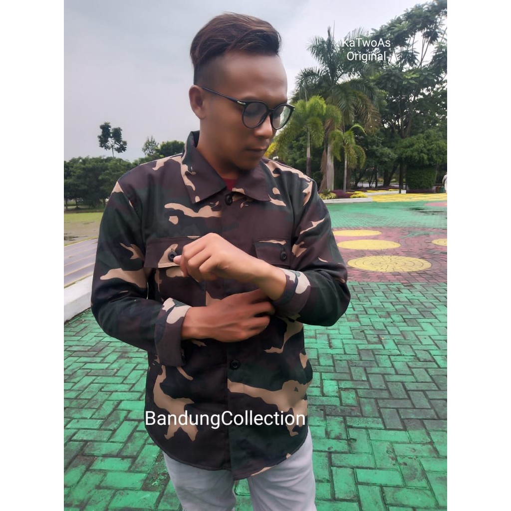 COD JACKET LORENG CAMO PRIA SEMI PARKA LORENG-Jaket Pria