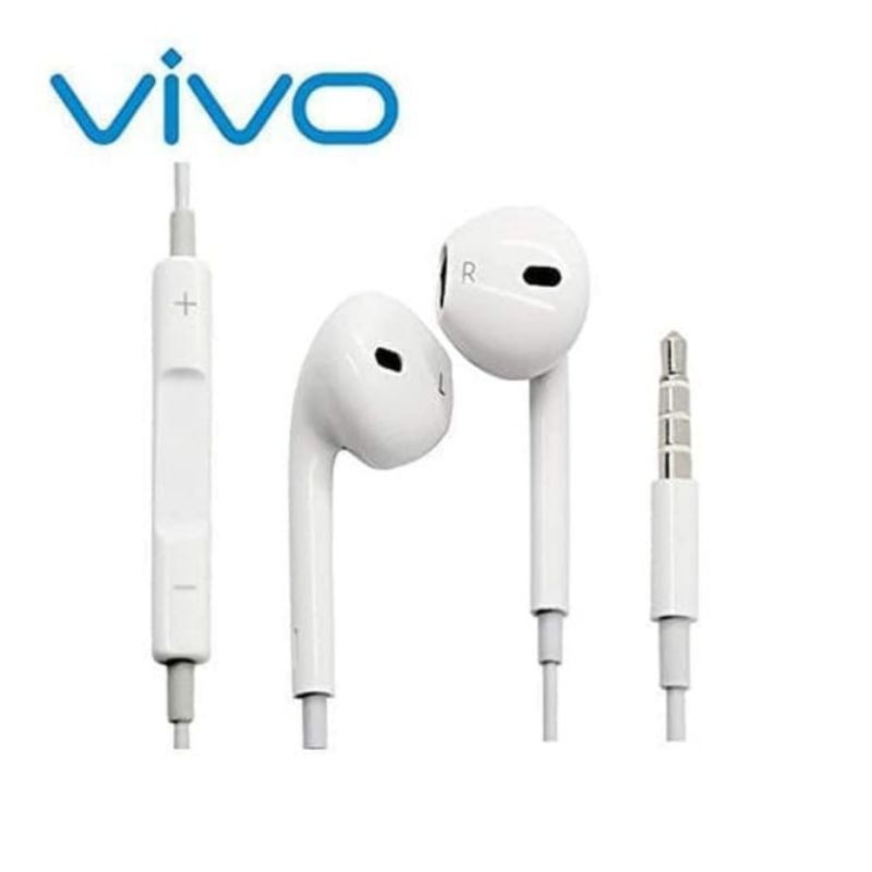 Headset Earphone Vivo ORIGINAL 100% Y17 Y19 V19 Headset Vivo ORI