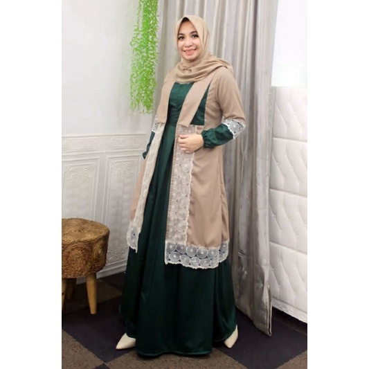 DEURA Busana Muslim Terbaru / Dress Deura / Gamis Deura Original / Setelan Gamis Deura 256 BUTIK BRA