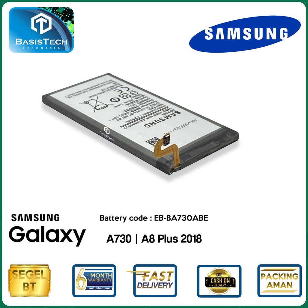 BATERAI SAMSUNG A8 Plus 2018 - A730 - EB-BA730ABE - ORI99