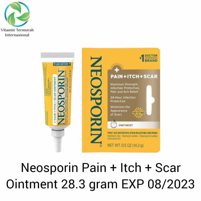 NEOSPORIN First Aid Antiobiotic Ointment 14.2 gram Original USA