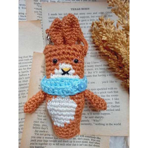 Hand sanitizer holder rajut bunny 50-60 ml