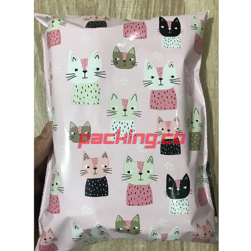 

5 PCS (17CM x 25 CM) AMPLOP PLASTIK POLYMAILER MOTIF CUTIE CAT - RUSFET, KUALITAS PREMIUM