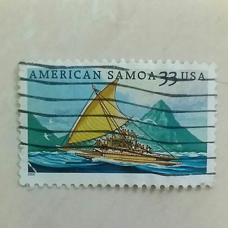 

(AA) Perangko Amerika Serikat 2000 American Samoa 33 cent Used