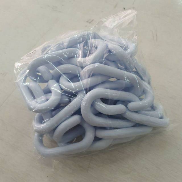 rantai plastik panjang 1meter / rantai pvc plastik 1meter