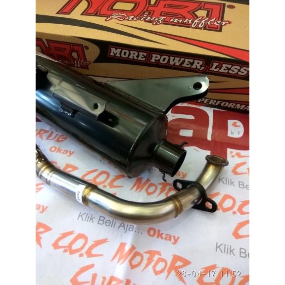 Knalpot Tsukigi Bobokan Nobi Beat Fi Scoopy Fi Injeksi Stenlis