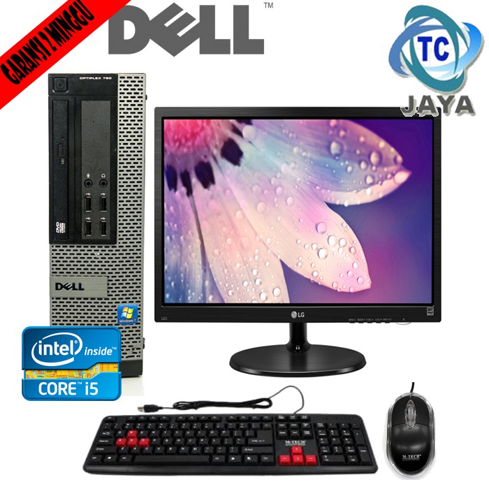 CPU / PC Built UP Dell Optiplex MINI Plus Monitor LG 19&quot;
