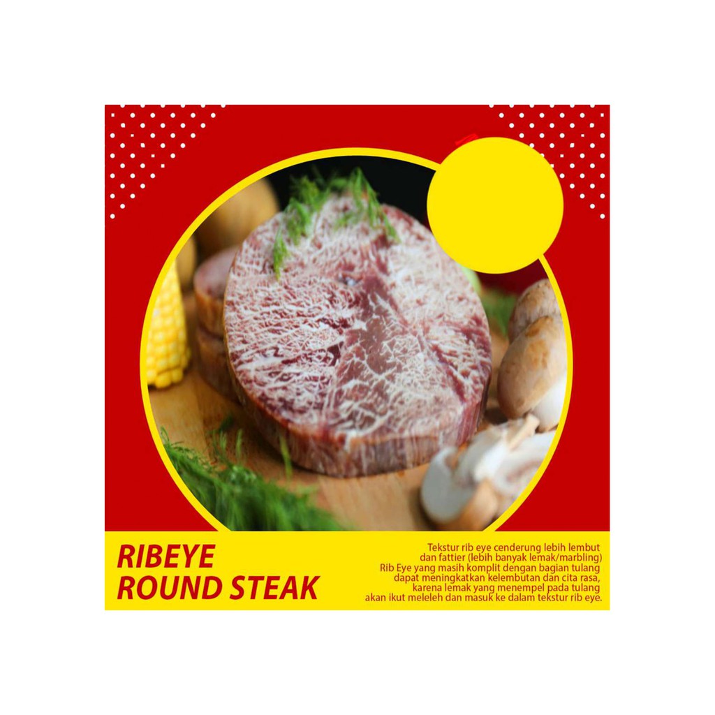

RIBEYE ROUND STEAK 200GR