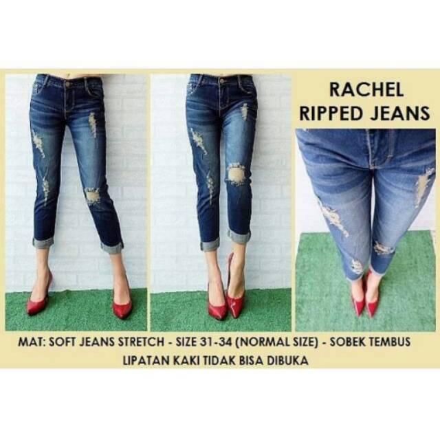 Lmf jeans rachel ripped bigsize