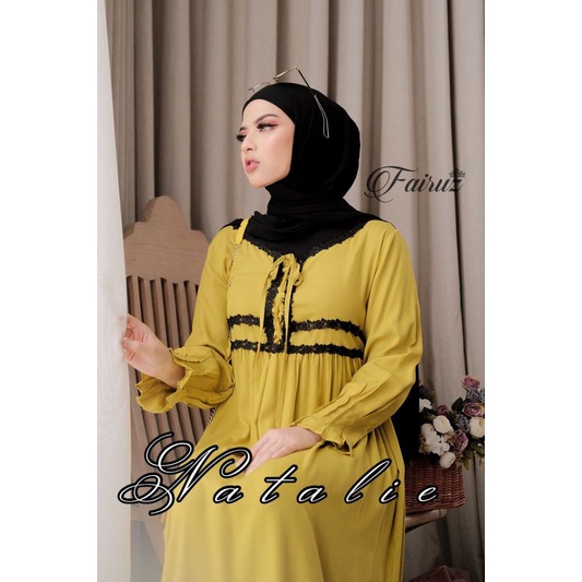 Daster arab FAIRUZ NATALIE Maxi Dress Rayon Super Kekinian