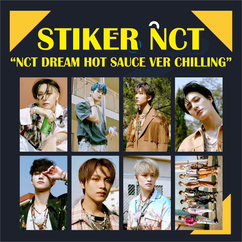 (READY STOCK) STIKER NCT DREAM HOT SAUCE KPOP MURAH