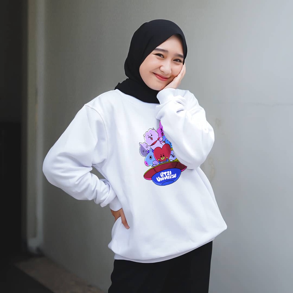 🅳🅵 Sweater BT21 Universe Korea Style | Dhea Fashion