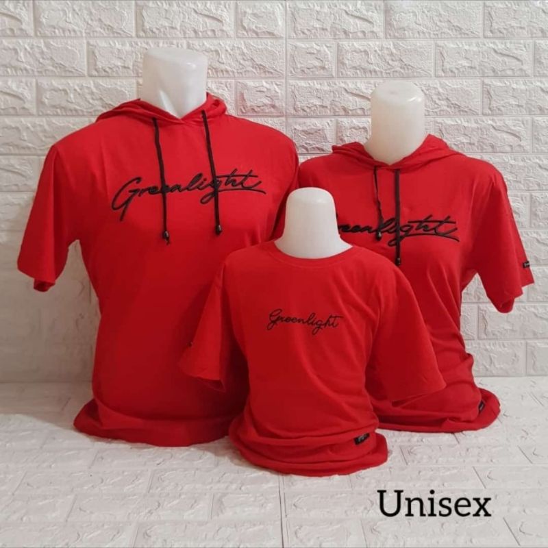 Kaos Distro Kaos 3Second Hoodie lengan pendek atasan pria kaos pria