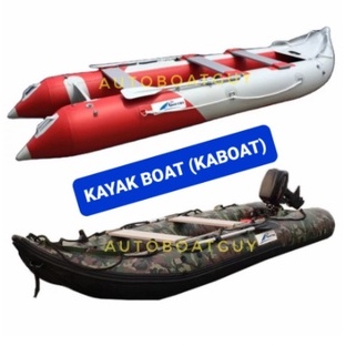 Perahu Karet PVC KAYAK BOAT Mancing (Model Saturn) 370CM-420CM
