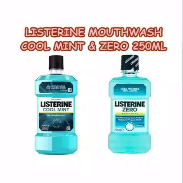 LISTERINE MOUTHWASH COOL MINT /ZERO 250