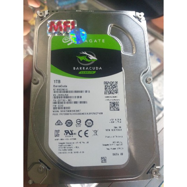 Hard Disk Sata Seagate MFI internal 1 TB 3.5