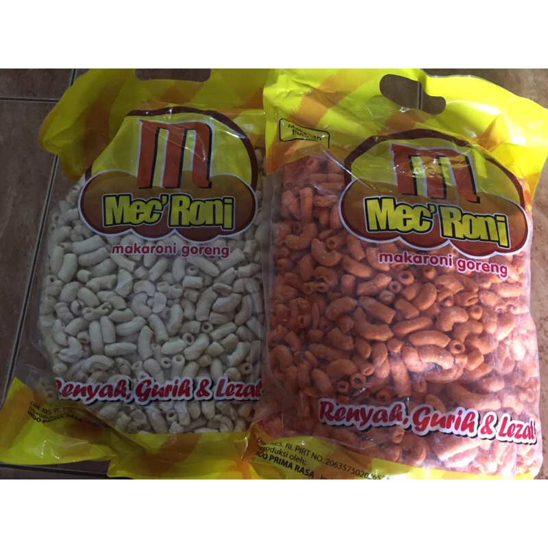 

[ TERMURAH ] Makaroni Mec’ Roni 350gr rasa original dan balado