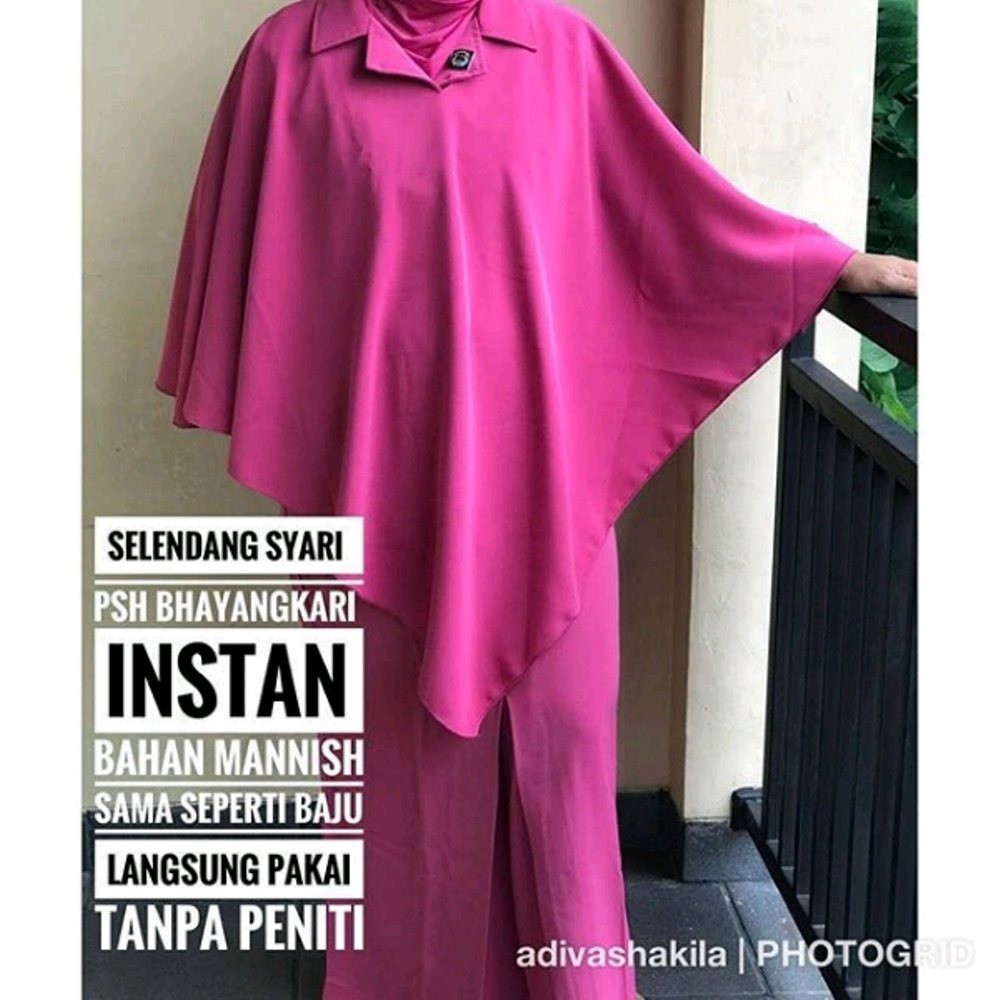 Unik SELENDANG SYARI PSH BHAYANGKARI INSTAN SPANDEK SUTRA Diskon