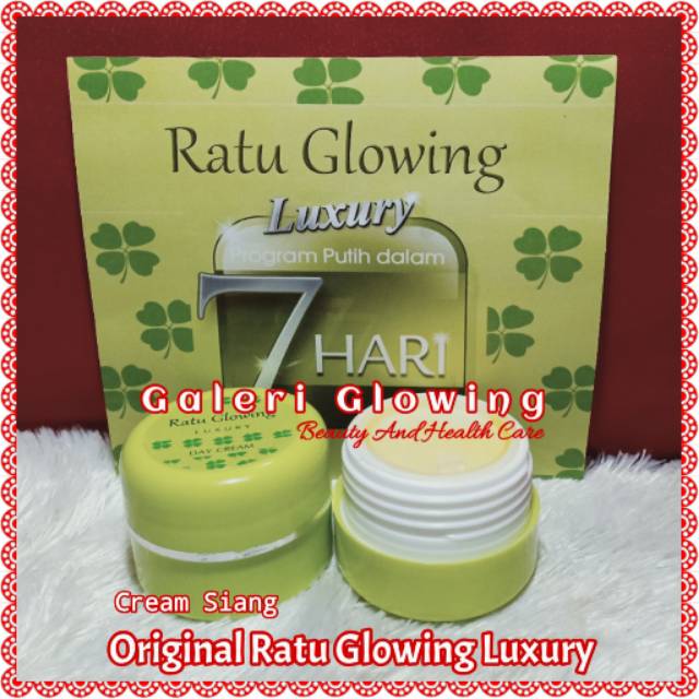 CREAM SIANG RATU GLOWING LUXURY ORIGINAL 100%