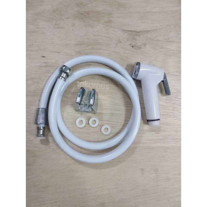 SHOWER CEBOK BIDET JET SHOWER MURAH SEMPROTAN CLOSER KLOSET WC SET-PUTIH PLUTO