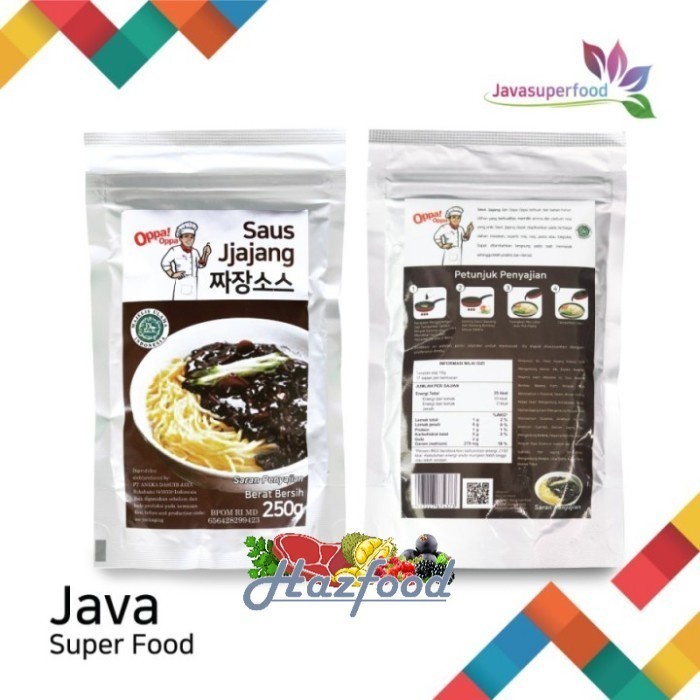 Saus Jjajang Halal Pasta Kedelai Hitam / Saus jajangmyeon - 250 Gr