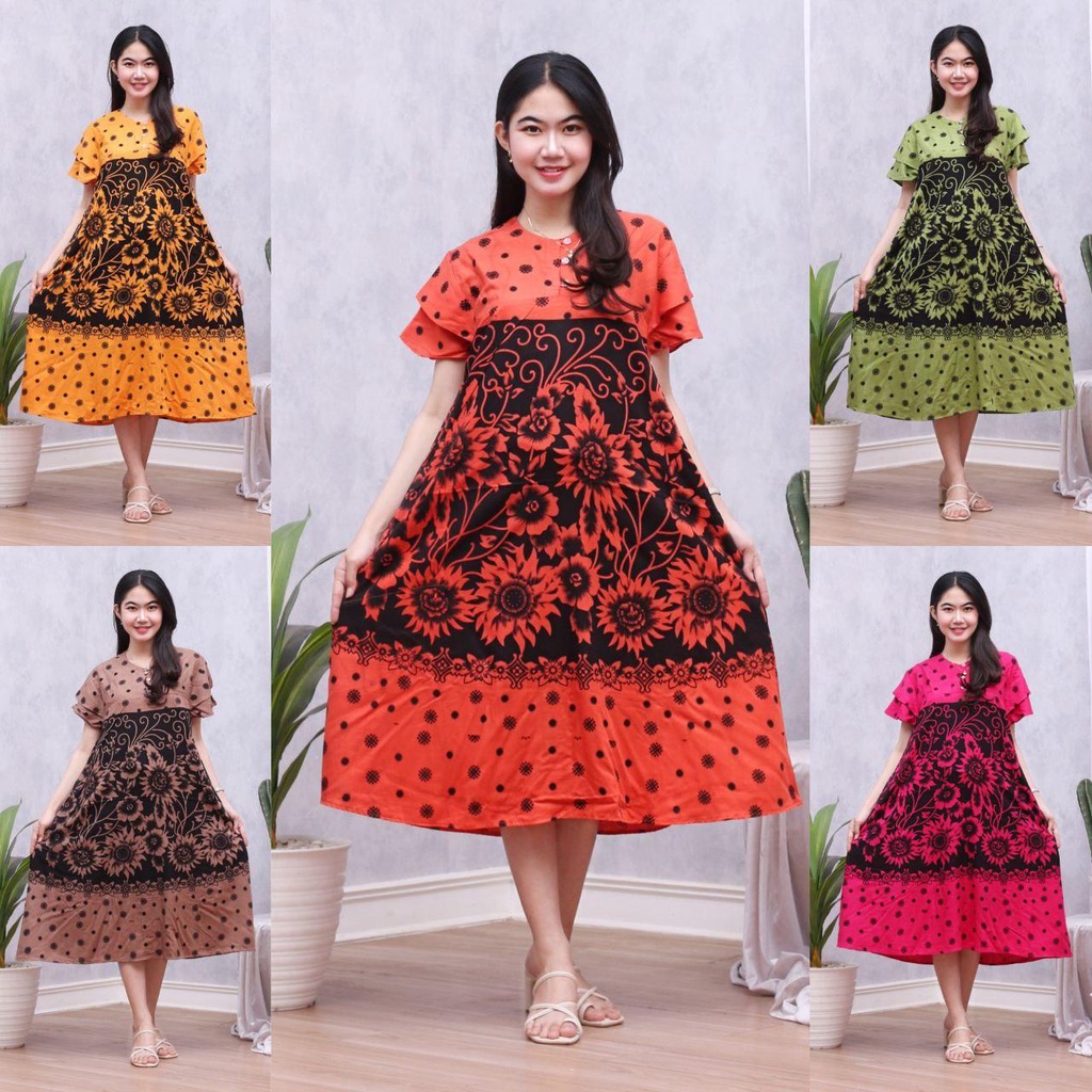 Daster Payung XAVIERA Daster Busui  Daster cantik  Baju tidur  Baju santai  Baju batik