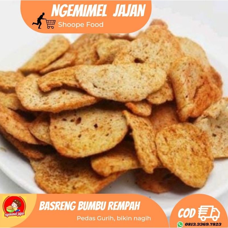 

basreng baso goreng pedas Basreng cabe asli daun jeruk 85gr/basreng viral/basreng enak /basreng pedes /cemilan /cemilan basreng/basreng jajan/nyemil/basreng pedes /kerupuk basreng