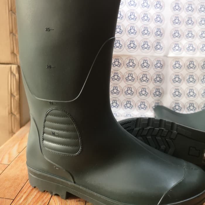 Sepatu Boot Proyek FORLI | Spatu Bot Anti Air Karet Tinggi Murah Bagus | Material Mart