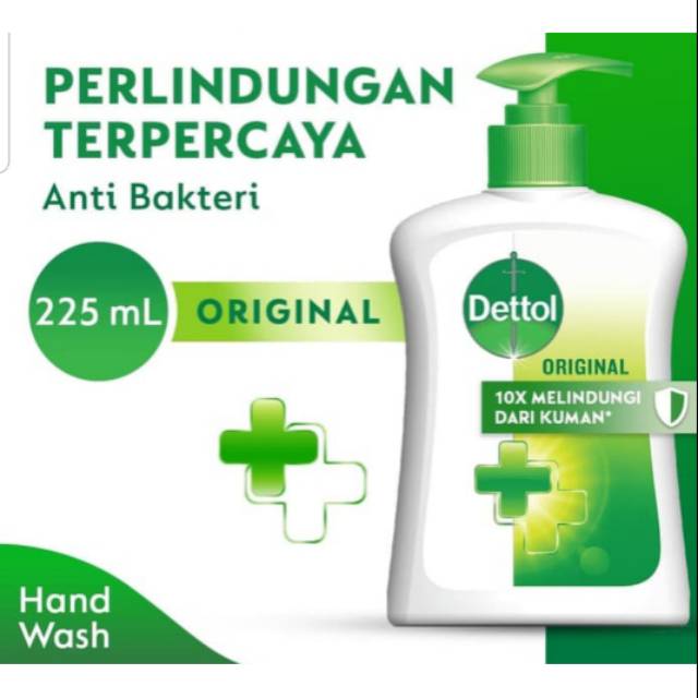 Dettol sabun cuci tangan 245ml pump