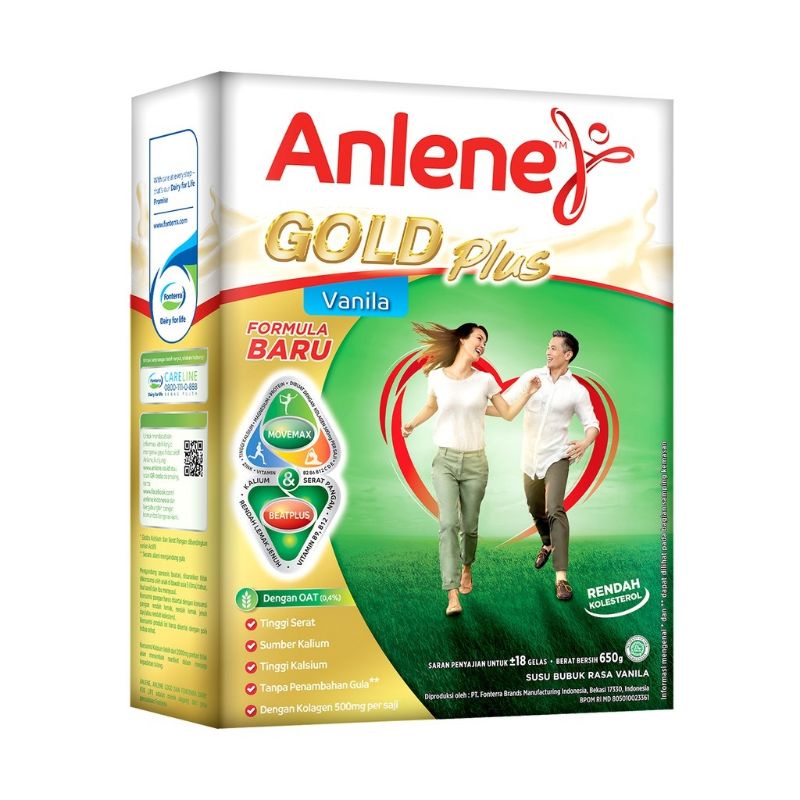 

Anlene Gold Plus Vanila 650gr