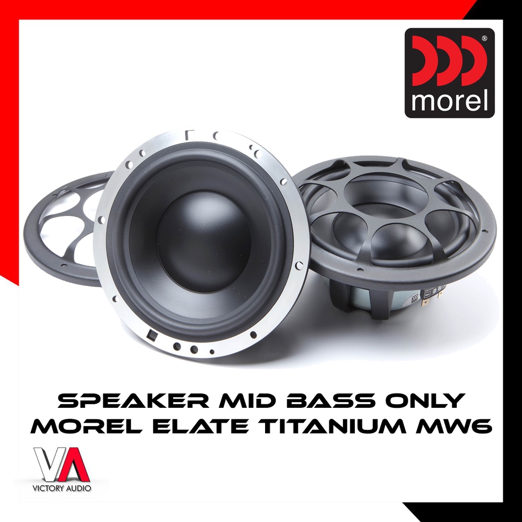 Jual Speaker Mid Bass Only MOREL ELATE TITANIUM MW6 Universal 6.5 Inch