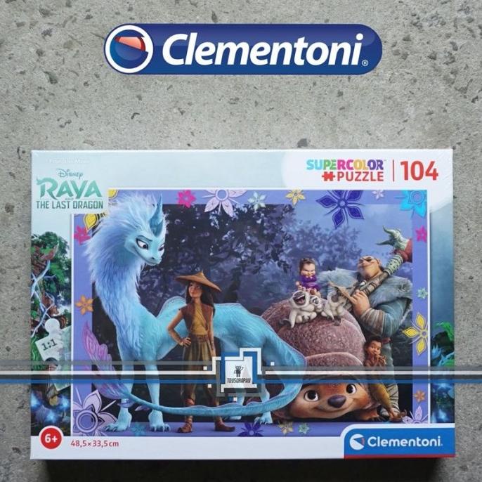 Puzzle Anak Disney Raya and The Last Dragon Clementoni 100 pcs Murah