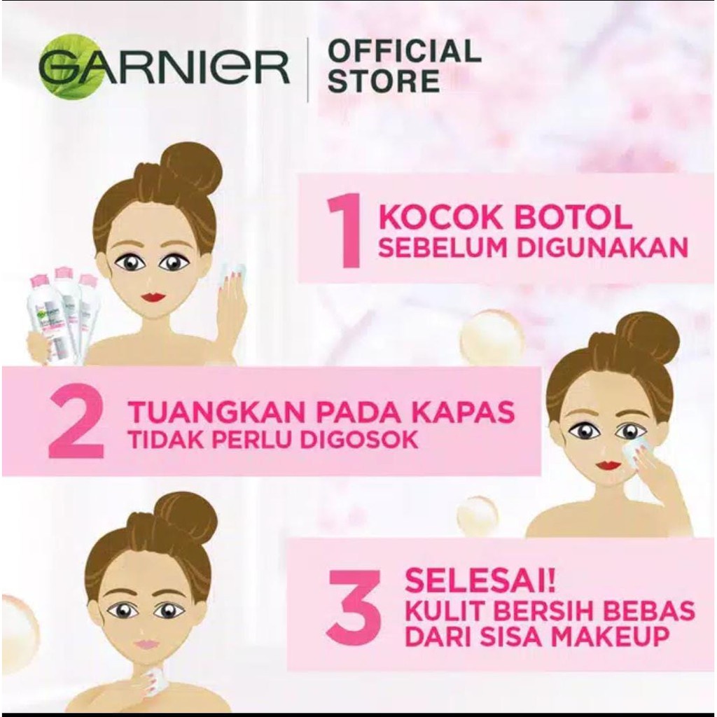 Qeila - GARNIER MICELLAR WATER 125 ML l Garnier Skincare Pembersih Wajah &amp; Makeup