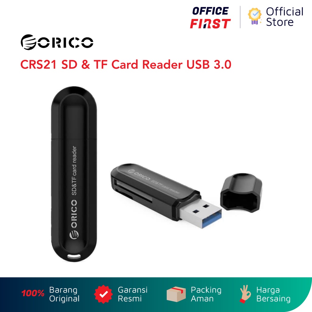 ORICO USB 3.0 Card Reader SD &amp; TF ( Micro SD ) / CRS21